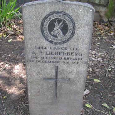 LIEBENBERG A.P. -1916