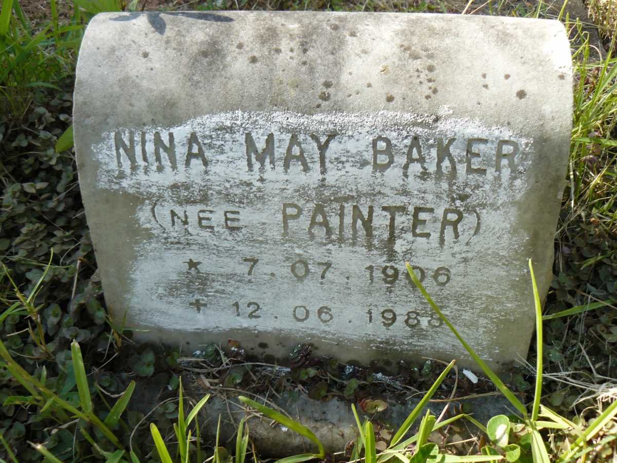 BAKER Nina May nee PAINTER 1906-1988