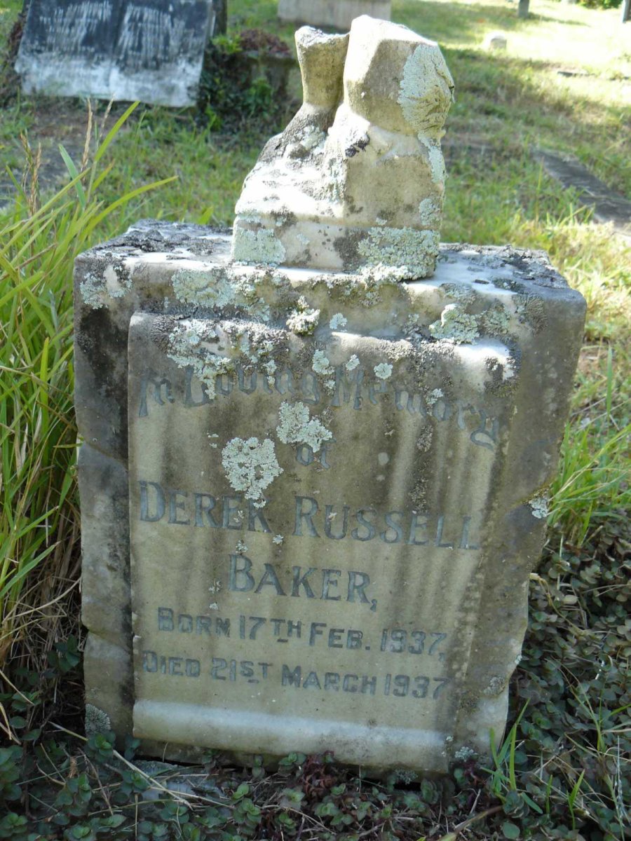 BAKER Derek Russell 1937-1937