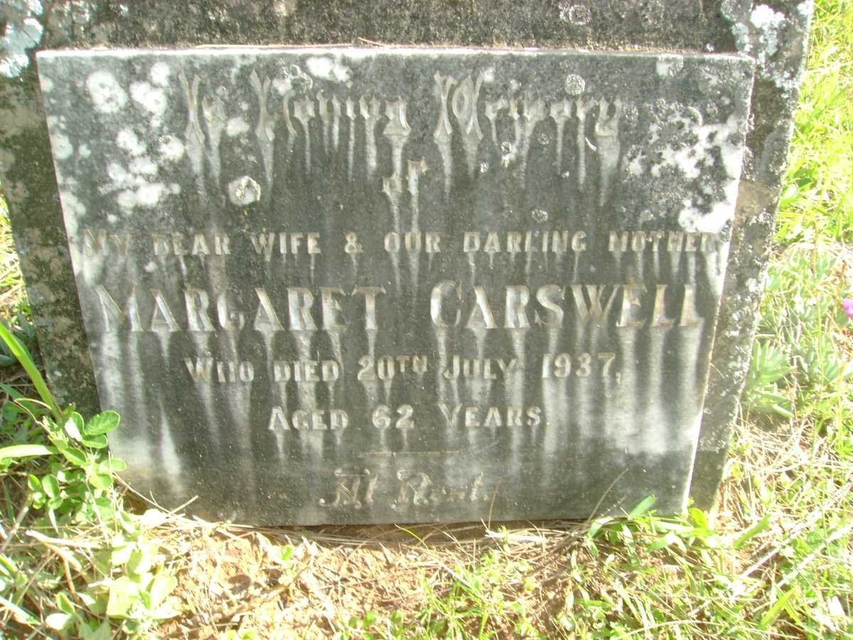 CARSWELL Margaret -1937