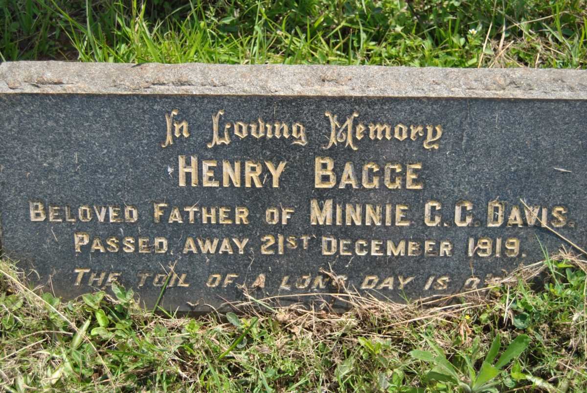 BAGGE Henry -1919