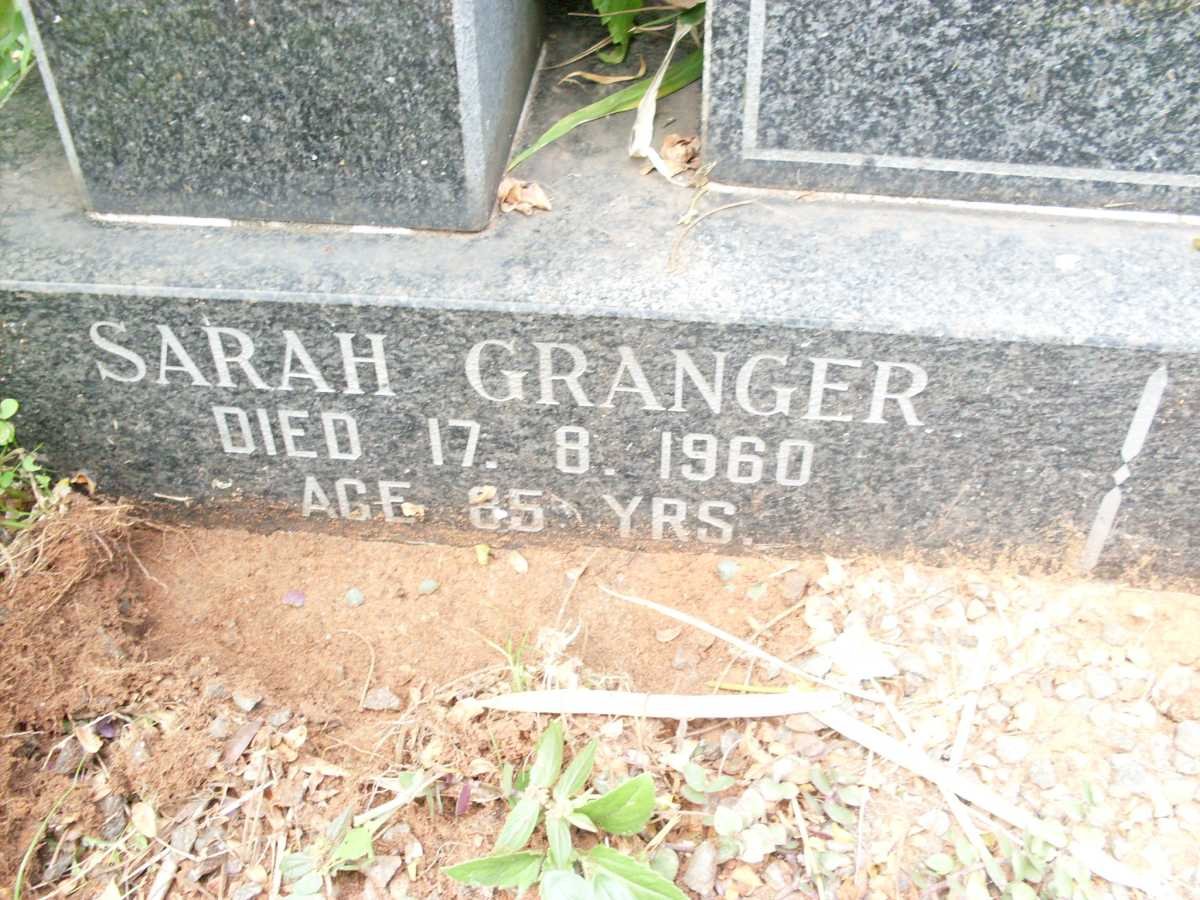 GRANGER Sarah -1960