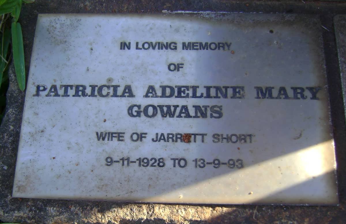 GOWANS David 1873-1948 &amp; Mary Fyfe Johnston 1877-1953 :: GOWANS David Eric 1906-1933 :: GOWANS Ronald 1912-1994