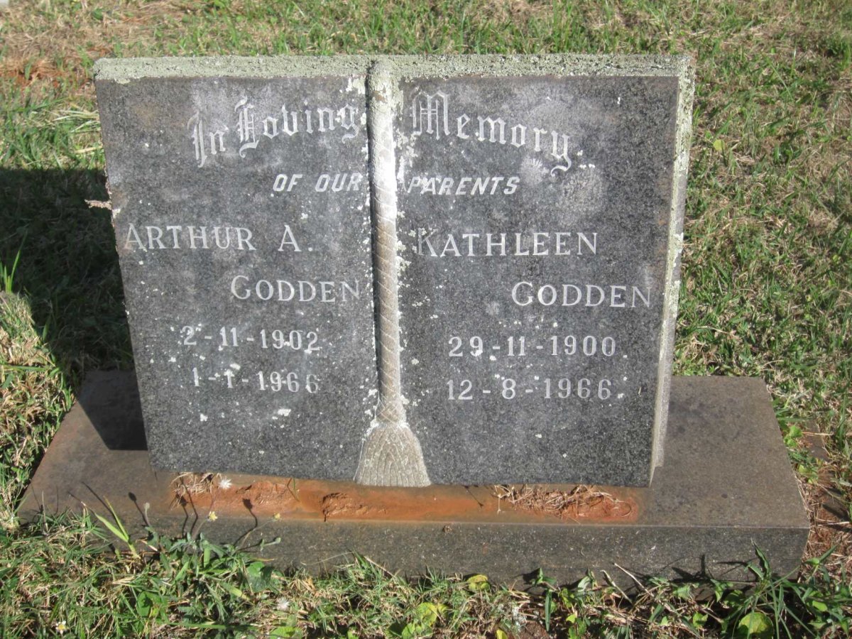 GODDEN Arthur A. 1902-1966 &amp; Kathleen 1900-1966