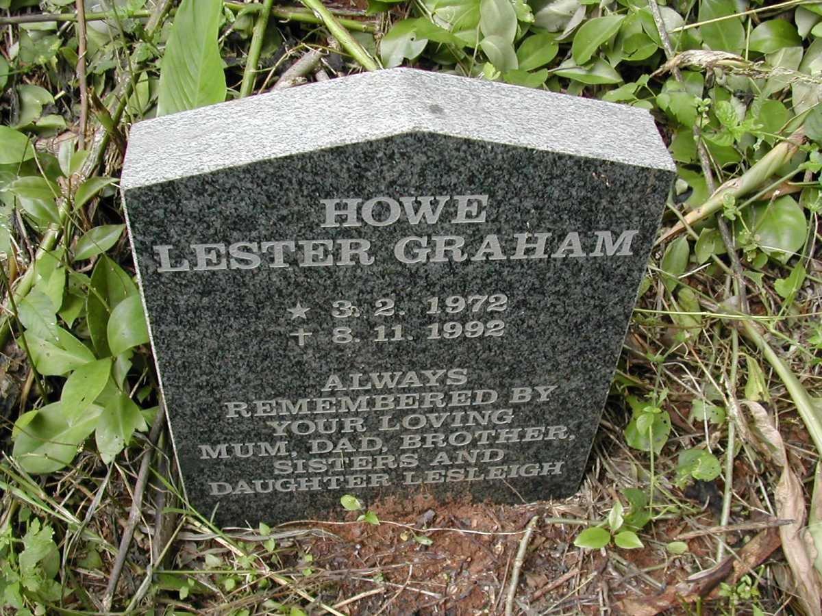 HOWE Lester Graham 1972-1992