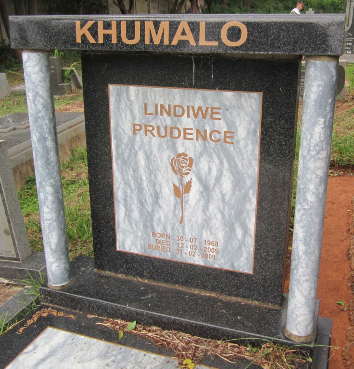 KHUMALO Lindiwe Prudence 1968-2009