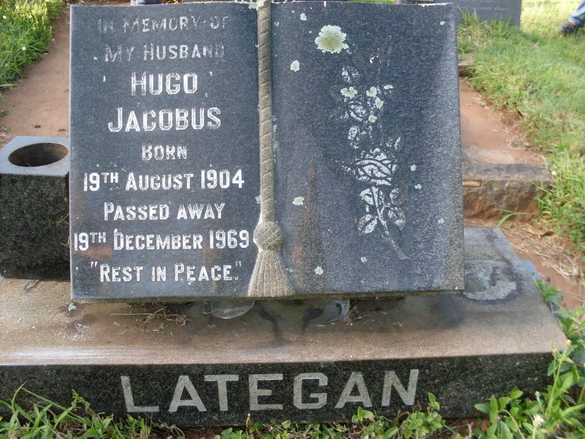 LATEGAN Hugo Jacobus 1904-1969