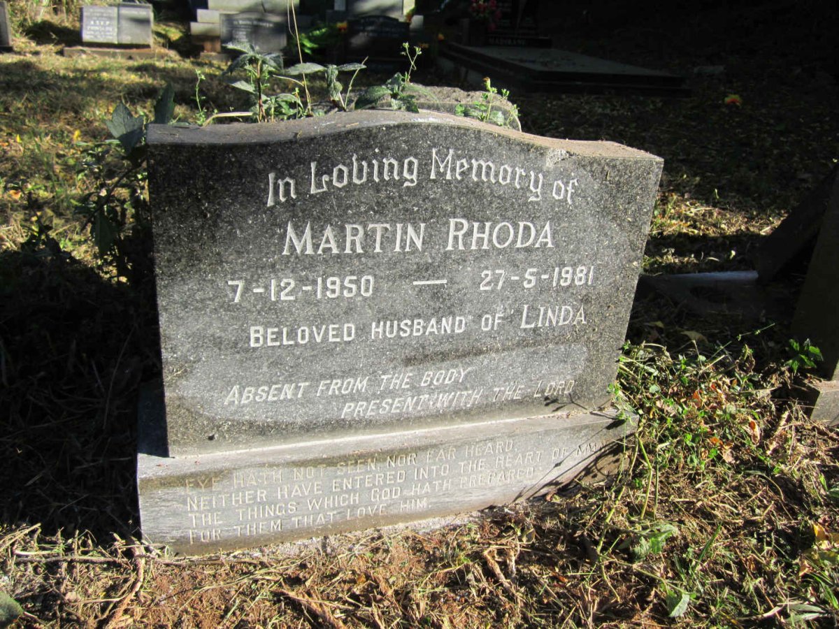 RHODA Martin 1950-1981