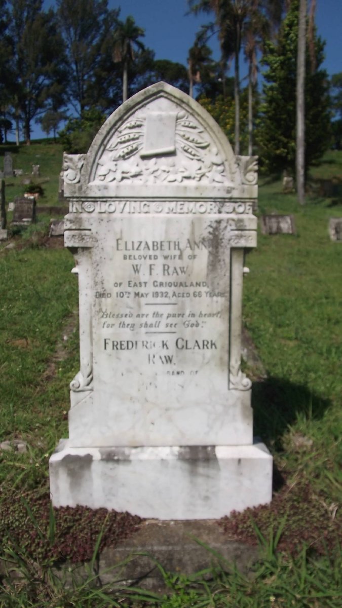 RAW Frederick Clark 1998 :: RAW Elizabeth -1932