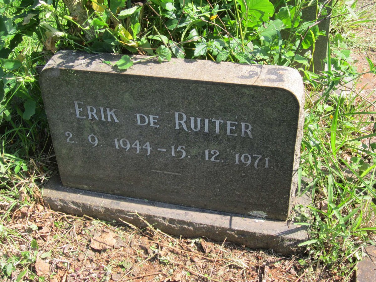 RUITER Erik, de 1944-1971