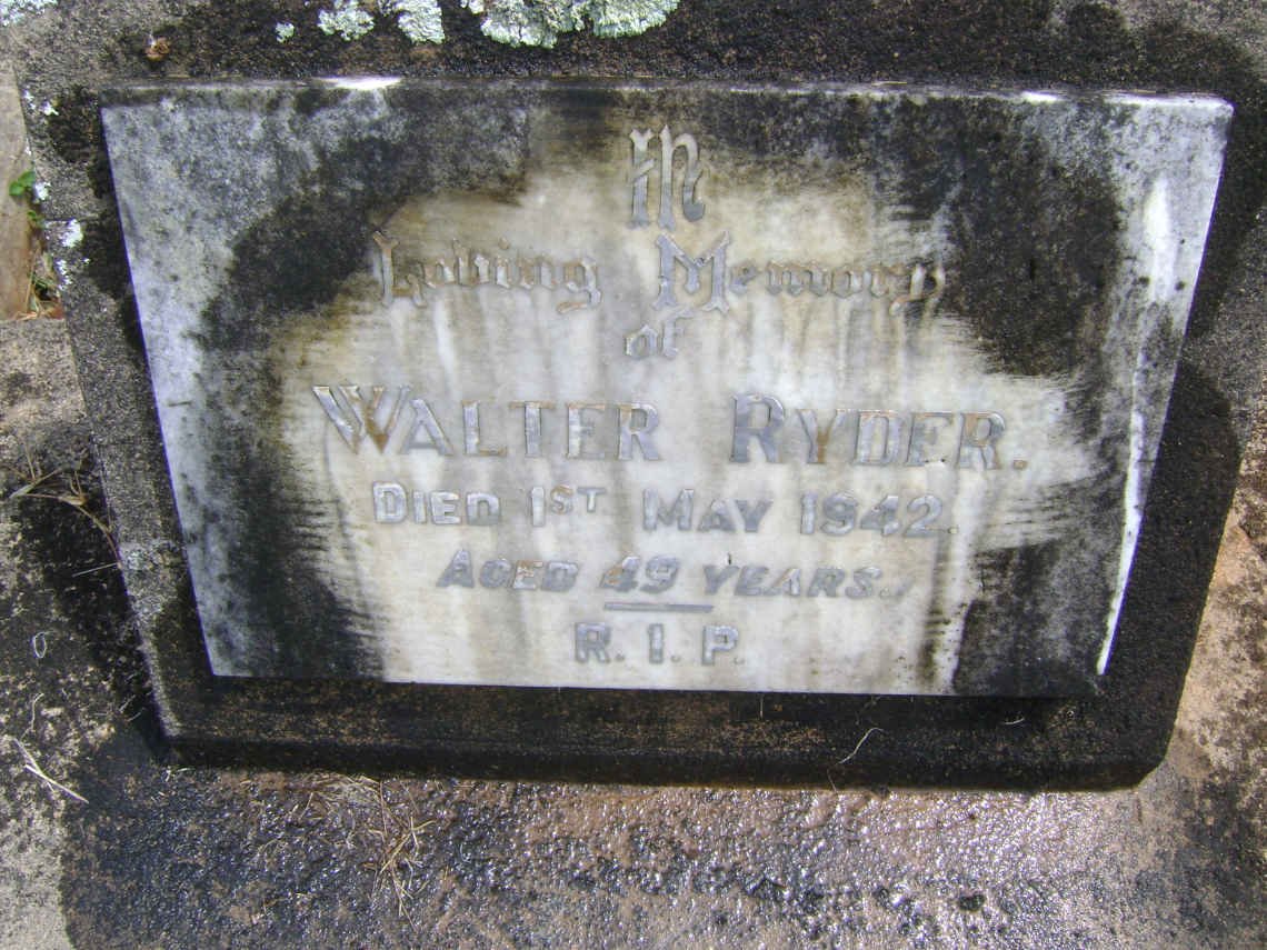 RYDER Walter -1942