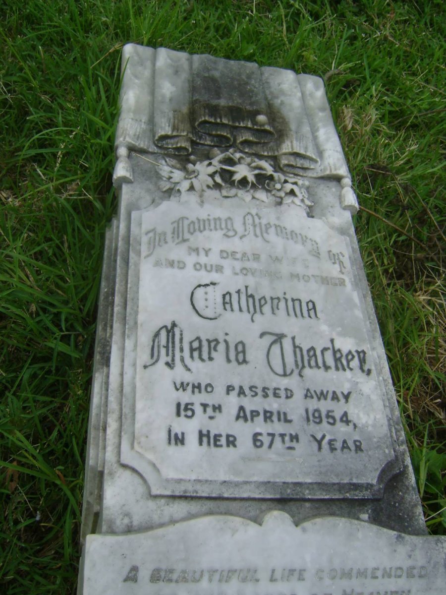 THACKER Catherina Maria -1954