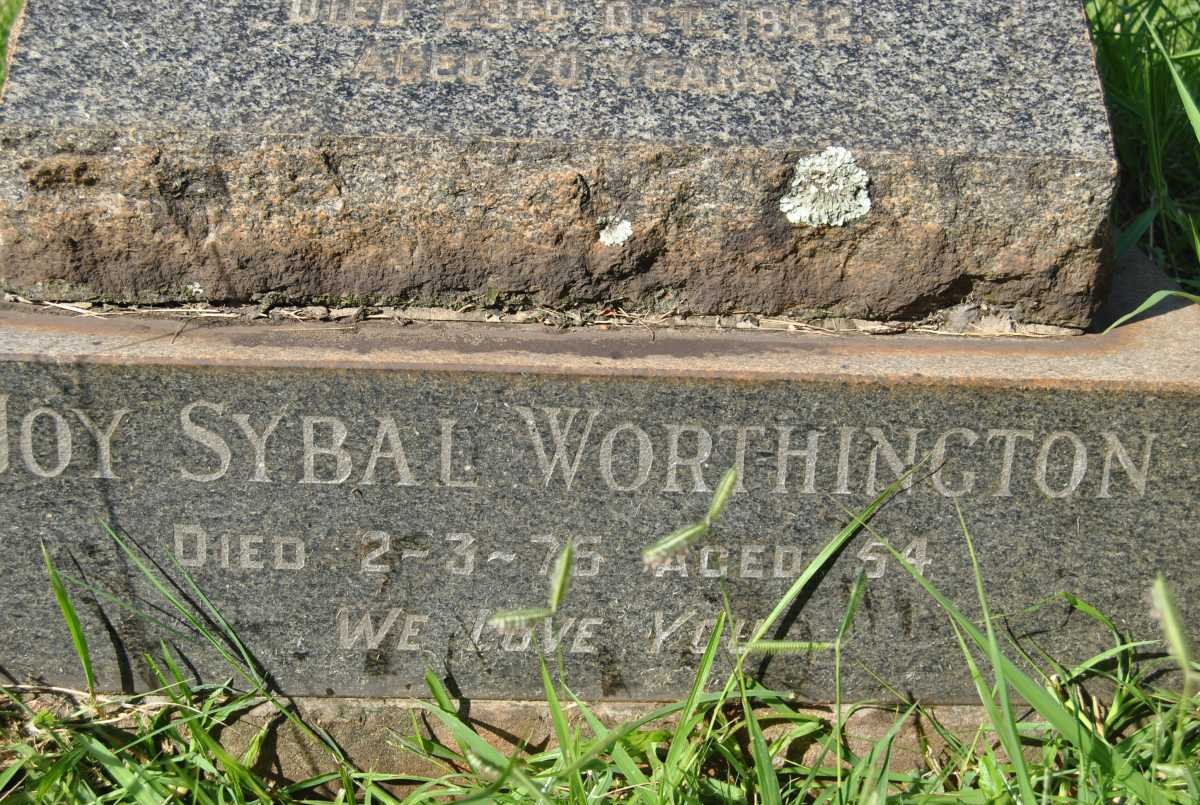 WORTHINGTON Joy Sybal -1975