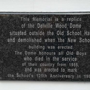 4. Memorial plaque