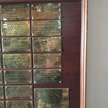 16. Memorial plaques