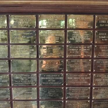 12. Memorial plaques