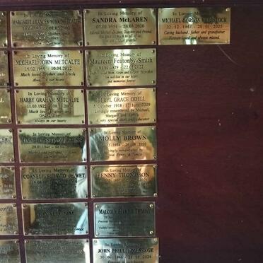 10. Memorial plaques