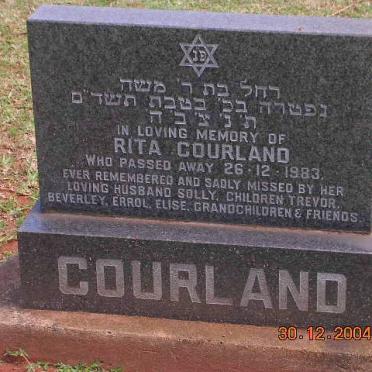 COURLAND Rita -1983