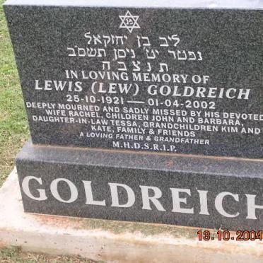 GOLDREICH Lewis 1921-2002