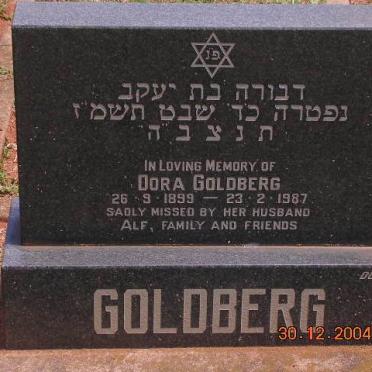 GOLDBERG Dora 1899-1987