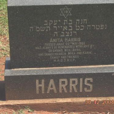 HARRIS Anita -1985