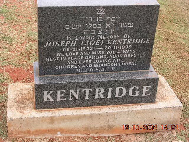 KENTRIDGE Joseph 1922-1999