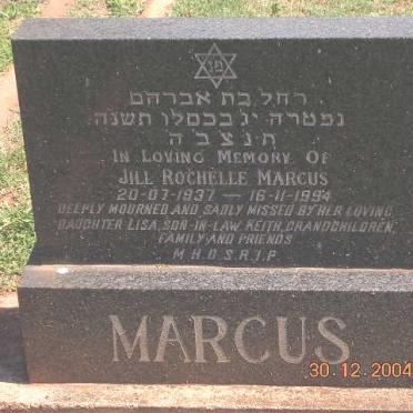 MARCUS Jill Rochelle 1937-1994