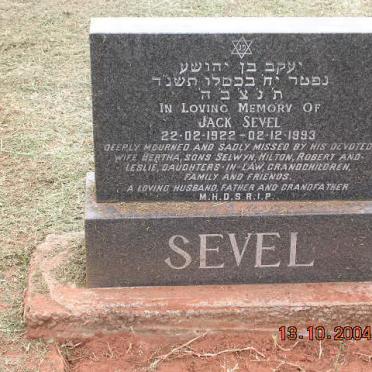 SEVEL Jack 1922-1993