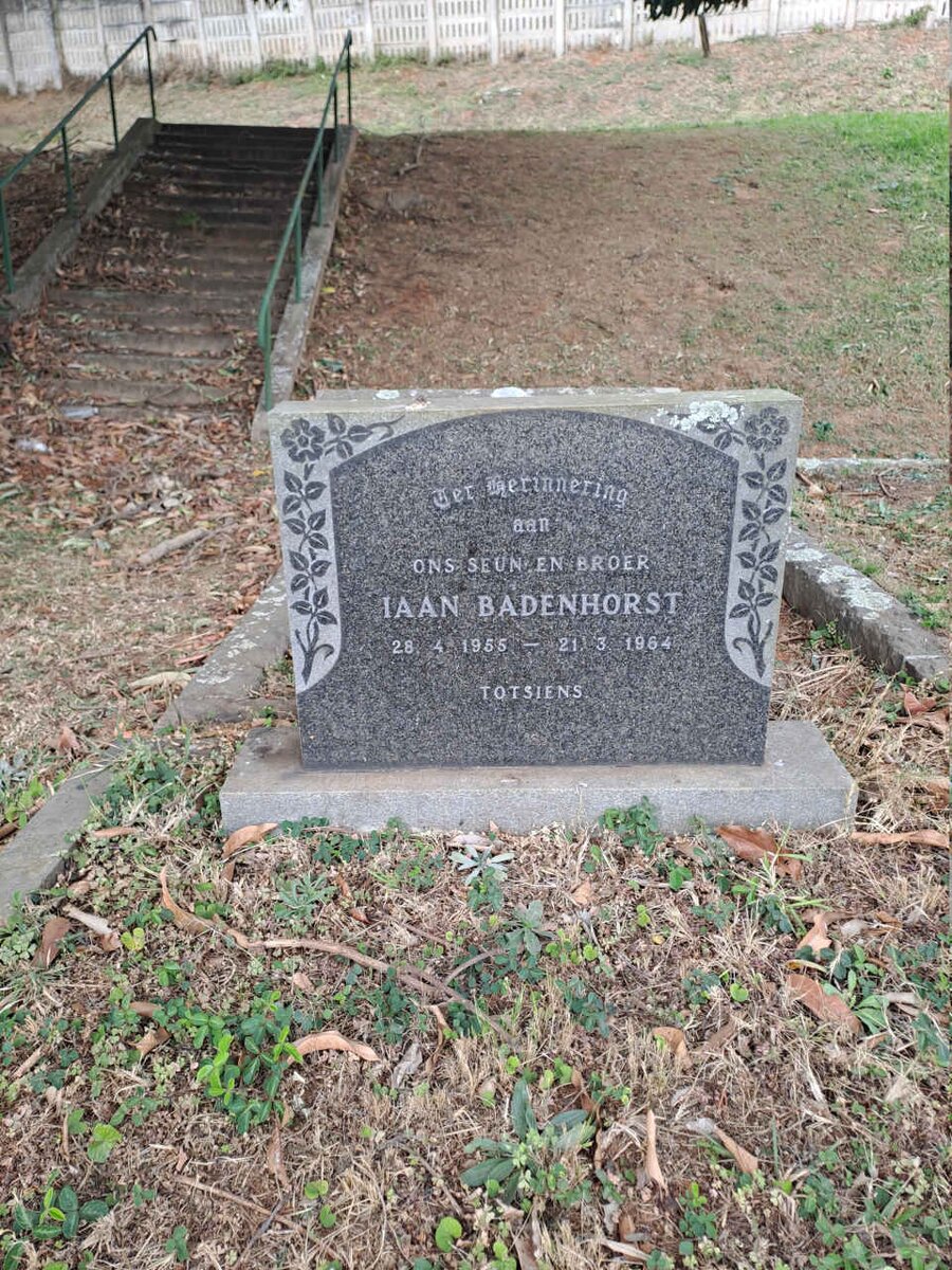 BADENHORST Iaan 1955-1964
