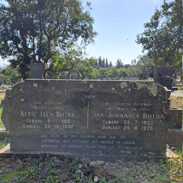BOTHA Jan Johannes 1903-1970 & Alex Jaen 1912-1992