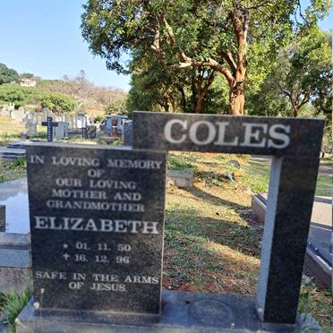 COLES Elizabeth 1950-1996