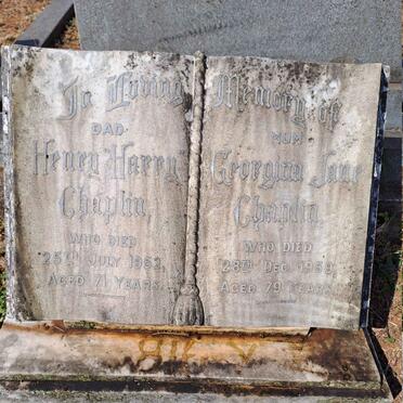 CHAPLIN Henry Harry -1952 & Georgina Jane -1959