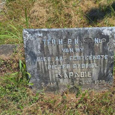 CONRADIE Pieter Gabriel 1903-1938