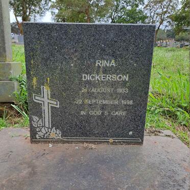 DICKERSON Rina 1933-1998