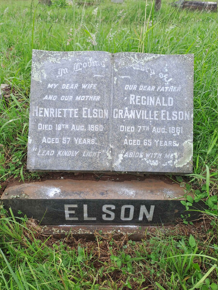 ELSON Reginald Granville -1961 & Henriette -1960