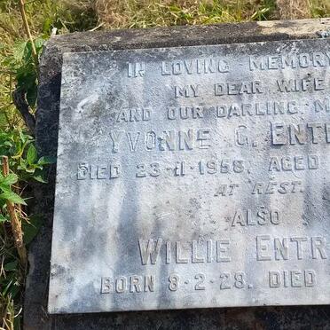 ENTRESS Willie 1928-1967 :: ENTRESS Yvonne G. -1958