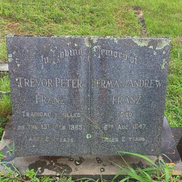 FRANZ Trevor Peter -1965 :: FRANZ Herman Andrew -1947