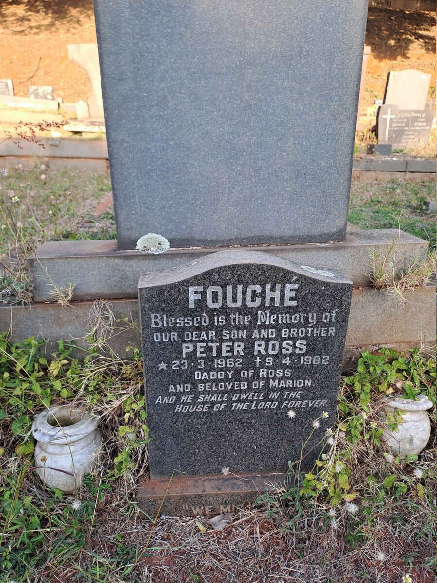 FOUCHE Peter Ross 1962-1982