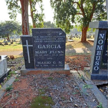 GARCIA Mario G.N. 1919-1997 & Mary Flynn 1919-1991