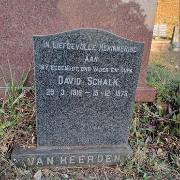 HEERDEN David Schalk, van 1916-1979