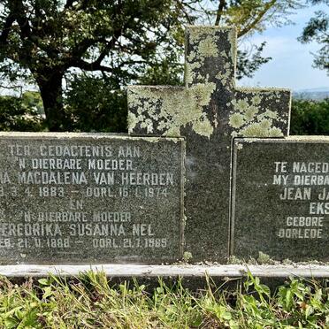 HEERDEN Maria Magdalena,van 1883-1974 :: NEL Fredrika Susanna 1888-1969 :: EKSTEEN Jean Jane Harm 1930-1993