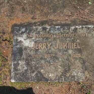 KRIEL Jerry J. -1925