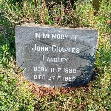 LANGLEY John Charles 1880-1959