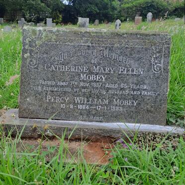 MOBEY Percy William 1884-1983 & Catherine Mary Ellen -1957