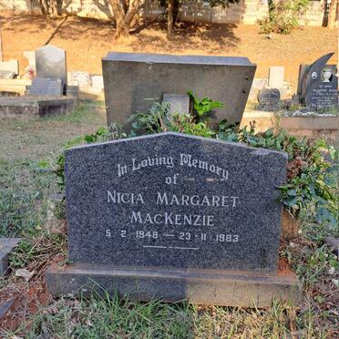 MACKENZIE Nicia Margaret 1948-1983