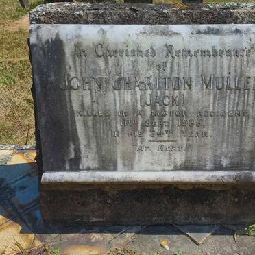 MULLER John Charlton -1935