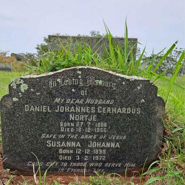 NORTJE Daniel Johannes Gerhardus 1888-1966 & Susanna Johanna 1898-1972
