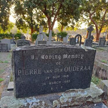 OUDERAA Pierre, van der 1918-1985