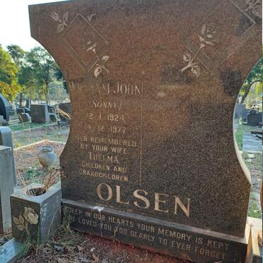 OLSEN William John 1924-1977