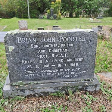 POORTER Brian John 1948-1968
